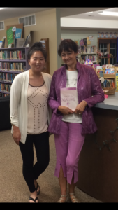 Speaking at the Book Club, Corfu Public Library, NY